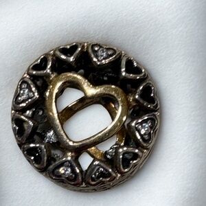 Pandora Sterling Silver and 14K Gold Loving Circle Charm